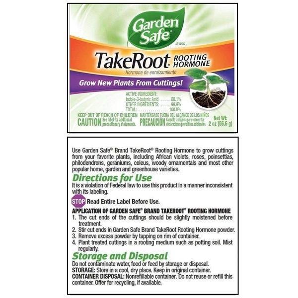 Garden Safe TakeRoot Rooting Hormone, Promotes Rooting, Grow New Plants From Cuttings, 2 Ounce